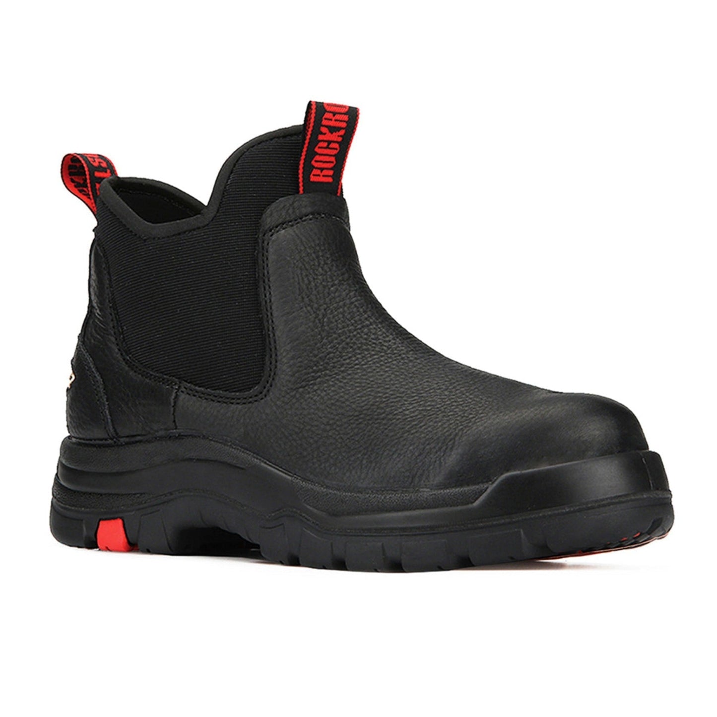 6 Inch Pull-on Steel Toe Leather Work Boots