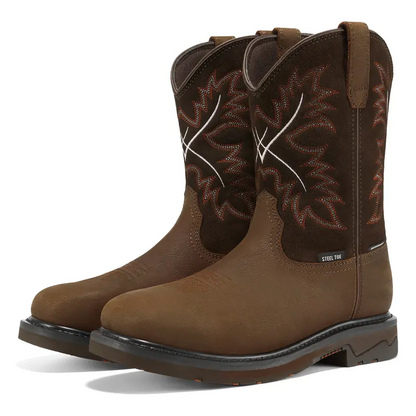 Western Cowboy Non Slip Work Boots - Square Toe