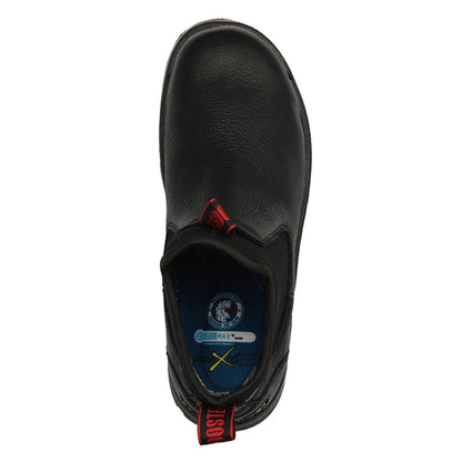 6 Inch Pull-on Steel Toe Leather Work Boots