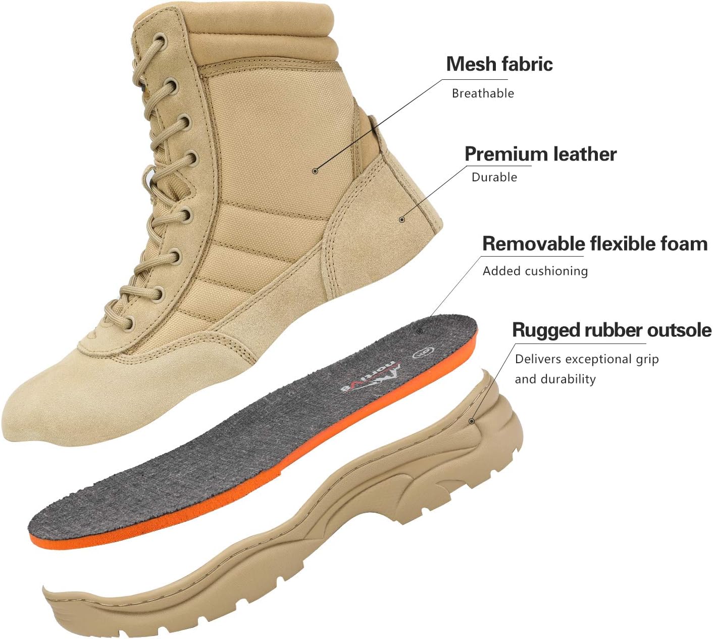 Men's Military Tactical Boots