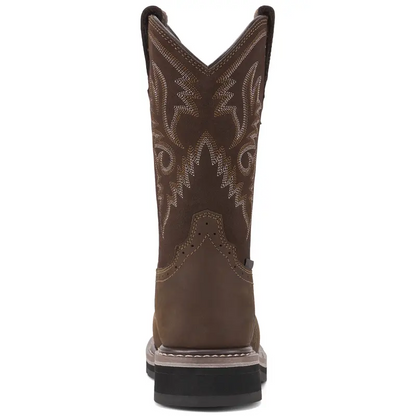Western Cowboy Non Slip Work Boots - Square Toe