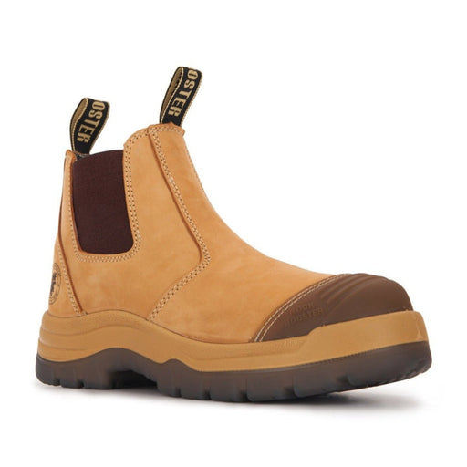 6 Inch Pull-on Steel Toe Leather Work Boots