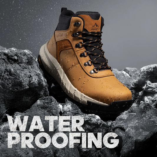 Men's High-Top Vegan Leather Footwear