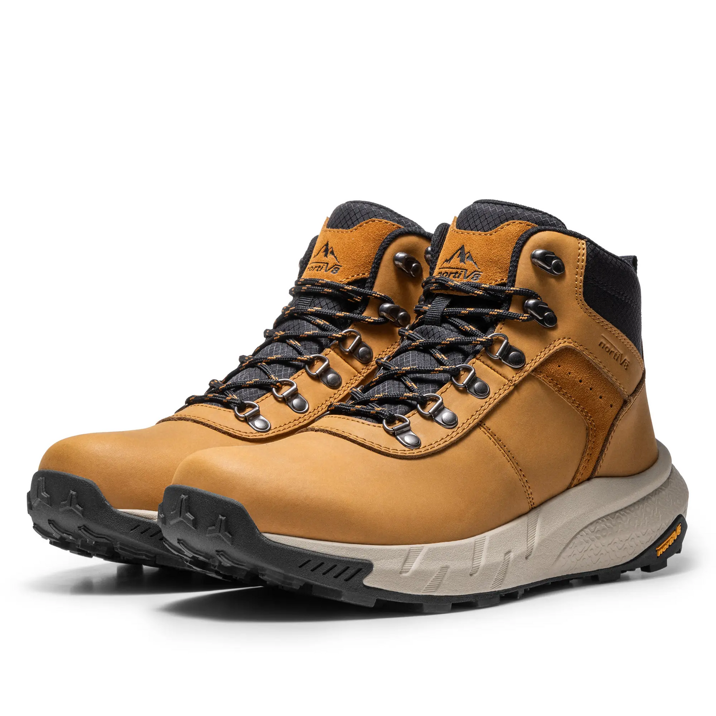 Men's High-Top Vegan Leather Footwear