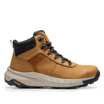 Men's High-Top Vegan Leather Footwear