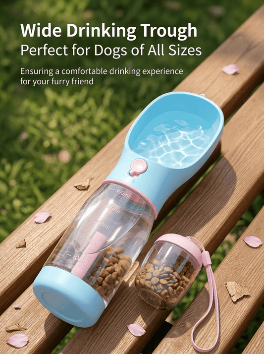 3-in-1 Portable Pet Water Bottle