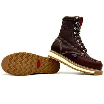 White Wolf 8 Inch Lacer Moc Toe Work Boot
