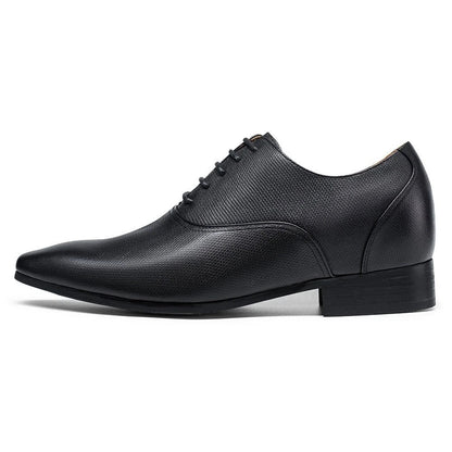 Men's New Square Toe Black Dress Shoes